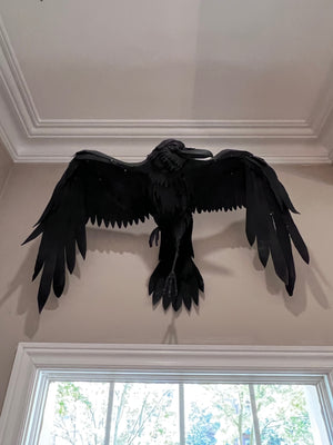 Sculpture- Original Metal Fabrication "The Crow" by Joel Sullivan