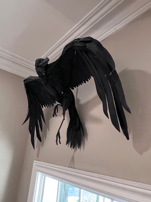 Sculpture- Original Metal Fabrication "The Crow" by Joel Sullivan