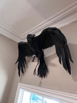 Sculpture- Original Metal Fabrication "The Crow" by Joel Sullivan