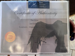 Sculpture- Original Metal Fabrication "The Crow" by Joel Sullivan