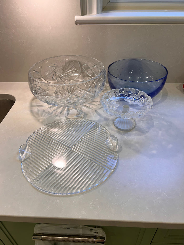 Crystal/Glass Serving Lot