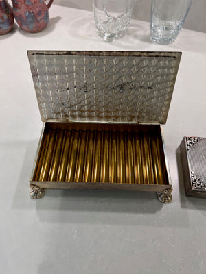 2 Vintage Silver Plate Cigarette Holders