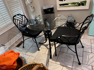 Hauser Cast Iron 3 Piece Bistro Set
