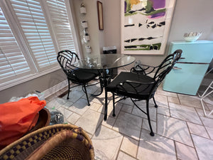 Hauser Cast Iron 3 Piece Bistro Set
