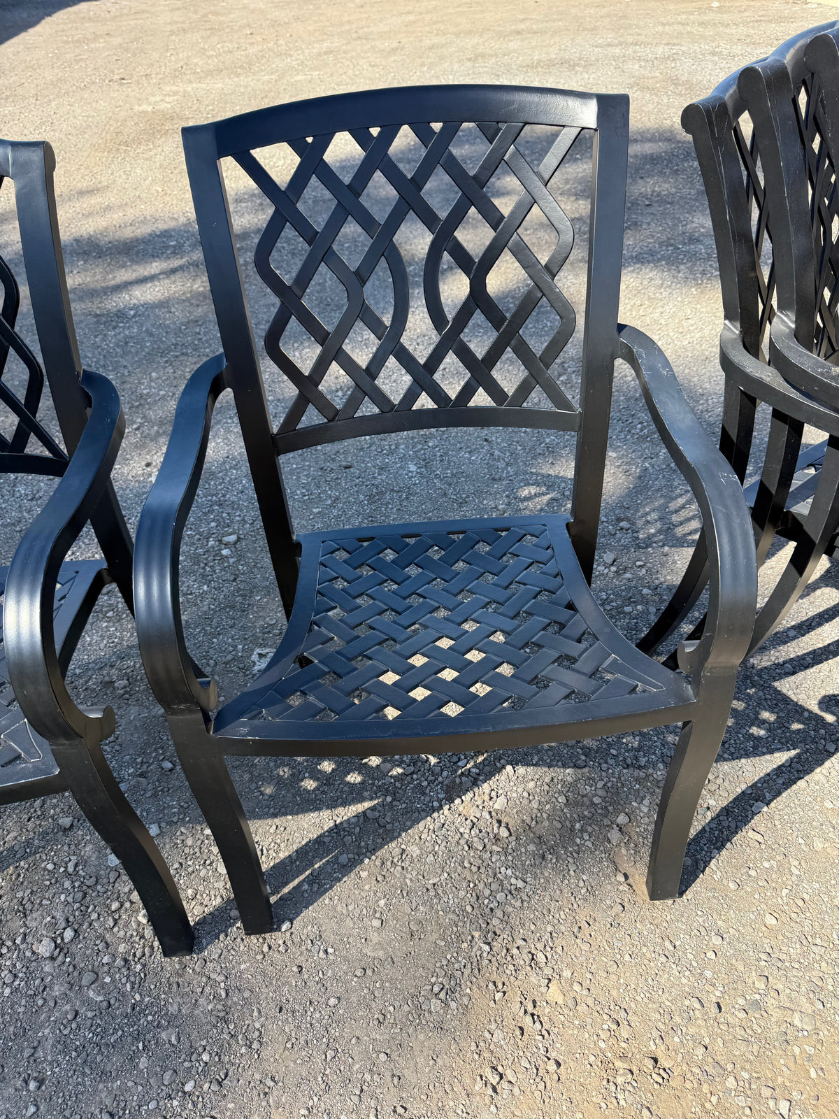 5 Cast Aluminum Patio Chairs
