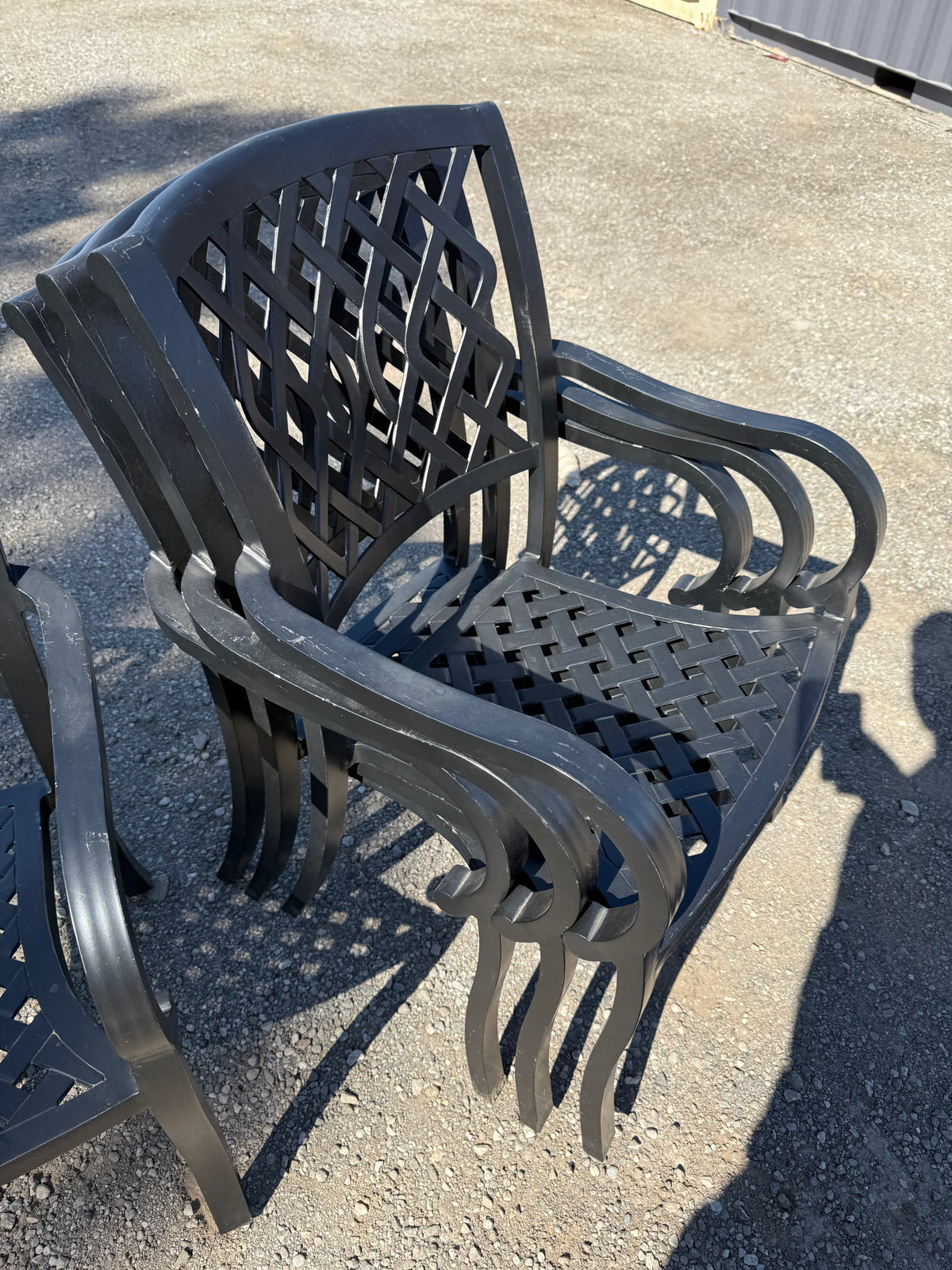 5 Cast Aluminum Patio Chairs