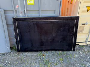 King Black Velvet Headboard