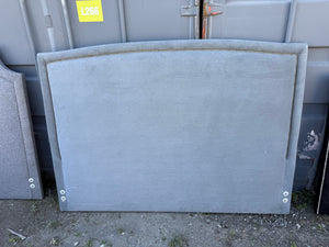 King Grey Fabric Headboard