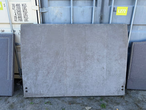 King Grey Fabric Headboard