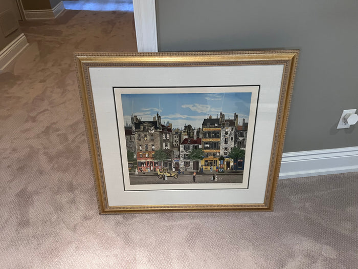 Michel Delacroix "Hotel Medicis" Lithograph- COA Included (*appraised value $1,295)