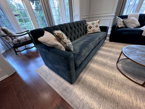 Blue Velvet Tufted Sofa from ELTE # 2 (*retail price $5,000)