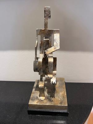Brutalist Steel Sculpture