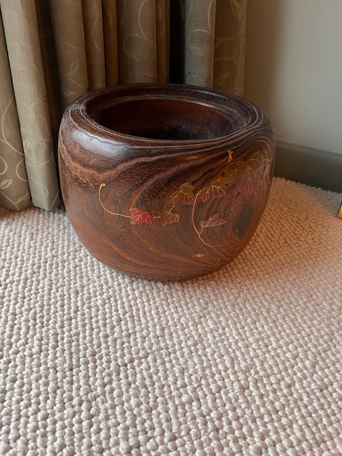 Traditional Japanese Inlaid Hibachi