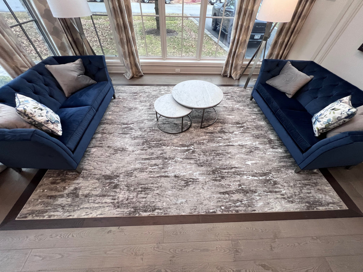 Ethan Allen Densley Rug, Ecru 9x12 (*retail $1,632)