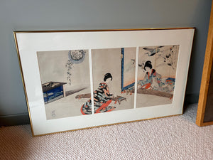 Toyohara Chikanobu Triptych