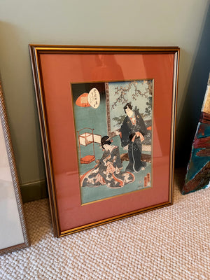 Kunisada II - Yomogyu Signed Print