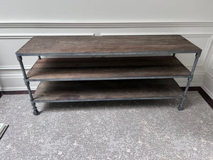 Restoration Hardware Dutch Industrial 68" Media Console (*retail price $3,000)