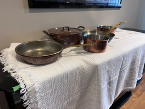 5 piece Copper Cookware Set (*all pots of lids- not shown)