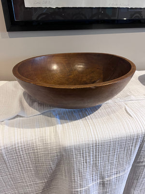 Large Antique Butter Bowl