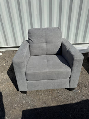 Grey Fabric Armchair