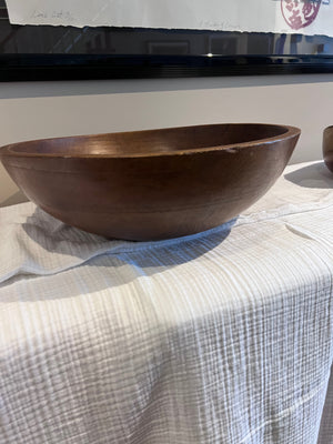Large Antique Butter Bowl