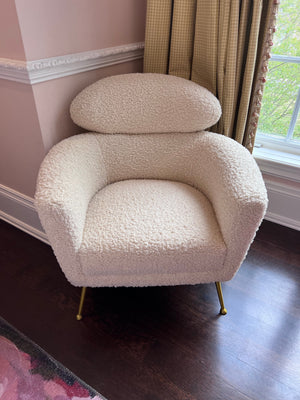 Structube SHEPARD faux shearling armchair (*retail price $499)