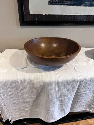 Large Antique Butter Bowl