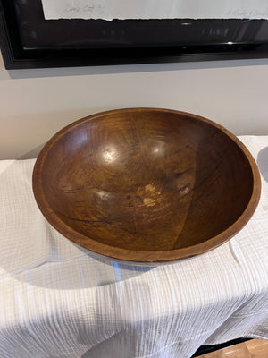 Large Antique Butter Bowl