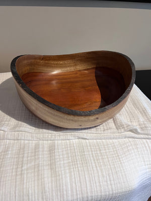 Carved Wood Bowl