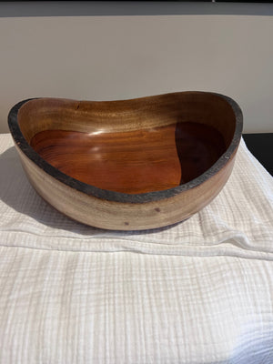 Carved Wood Bowl
