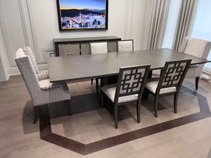 Ethan Allen Brycemoor Pedestal Table, 4 Grayson Dining Side Chairs, 2 Yves Dining Armchairs (*retail $14,640)