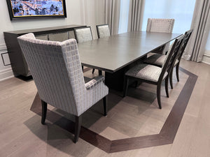 Ethan Allen Brycemoor Pedestal Table, 4 Grayson Dining Side Chairs, 2 Yves Dining Armchairs (*retail $14,640)