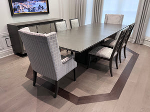 Ethan Allen Brycemoor Pedestal Table, 4 Grayson Dining Side Chairs, 2 Yves Dining Armchairs (*retail $14,640)