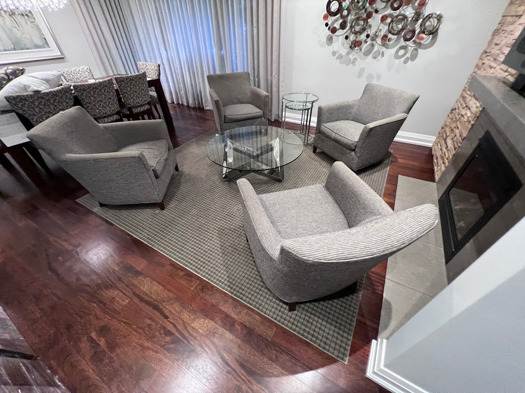 Vogel Grey Accent Armchair (*4 Available- Priced Per Chair)