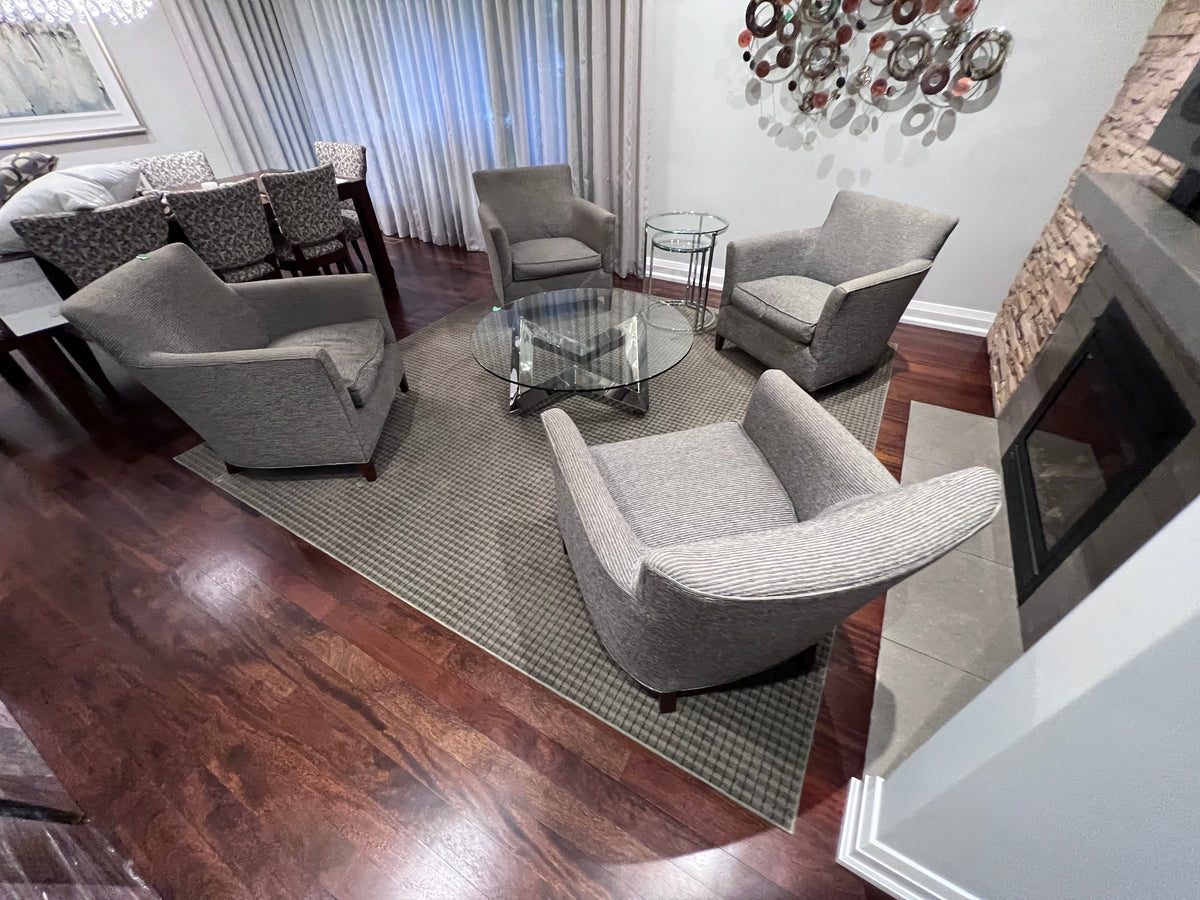 Vogel Grey Accent Armchair (*4 Available- Priced Per Chair)