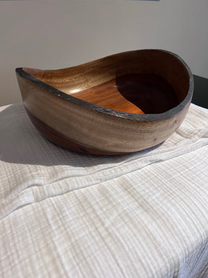 Carved Wood Bowl
