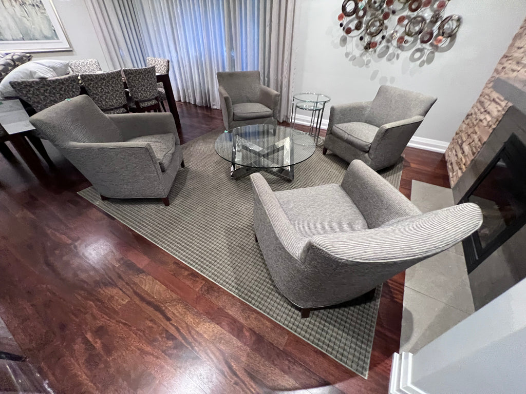 Vogel Grey Accent Armchair (*4 Available- Priced Per Chair)