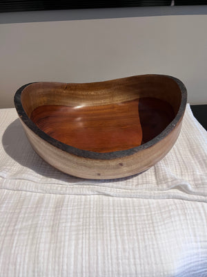 Carved Wood Bowl