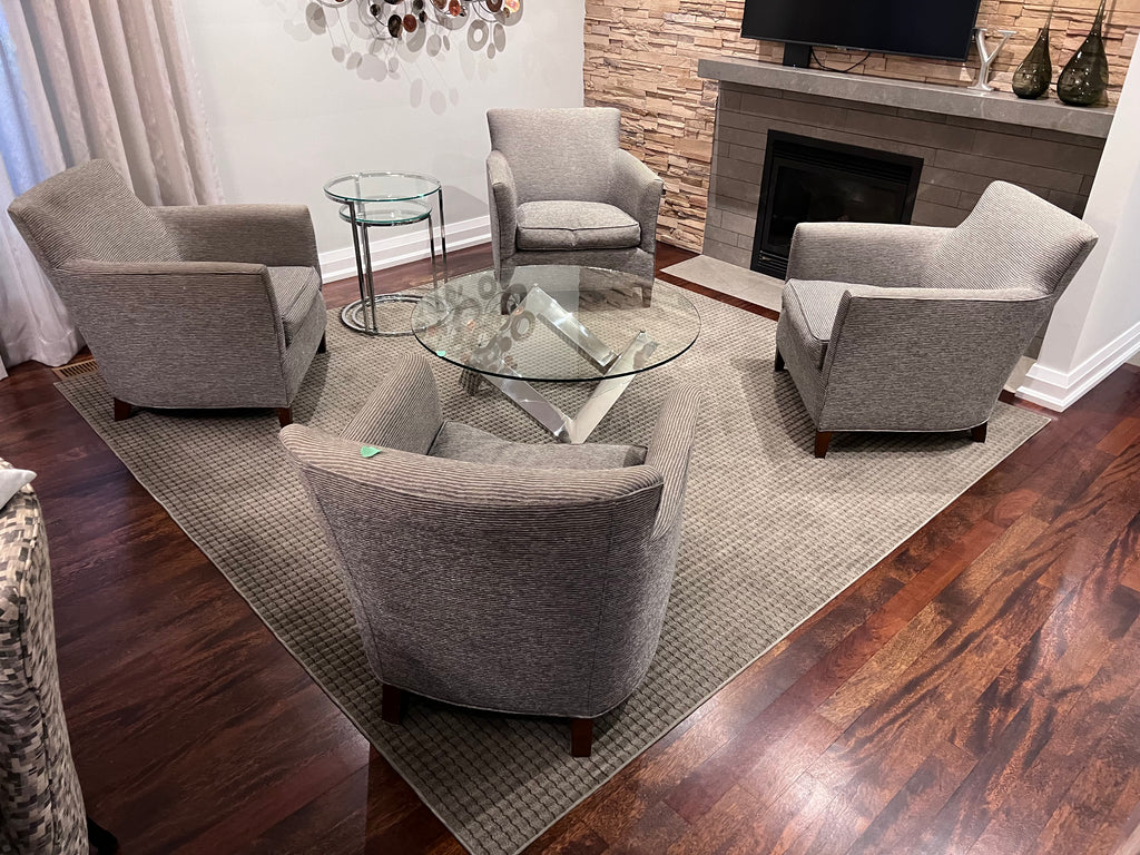 Vogel Grey Accent Armchair (*4 Available- Priced Per Chair)