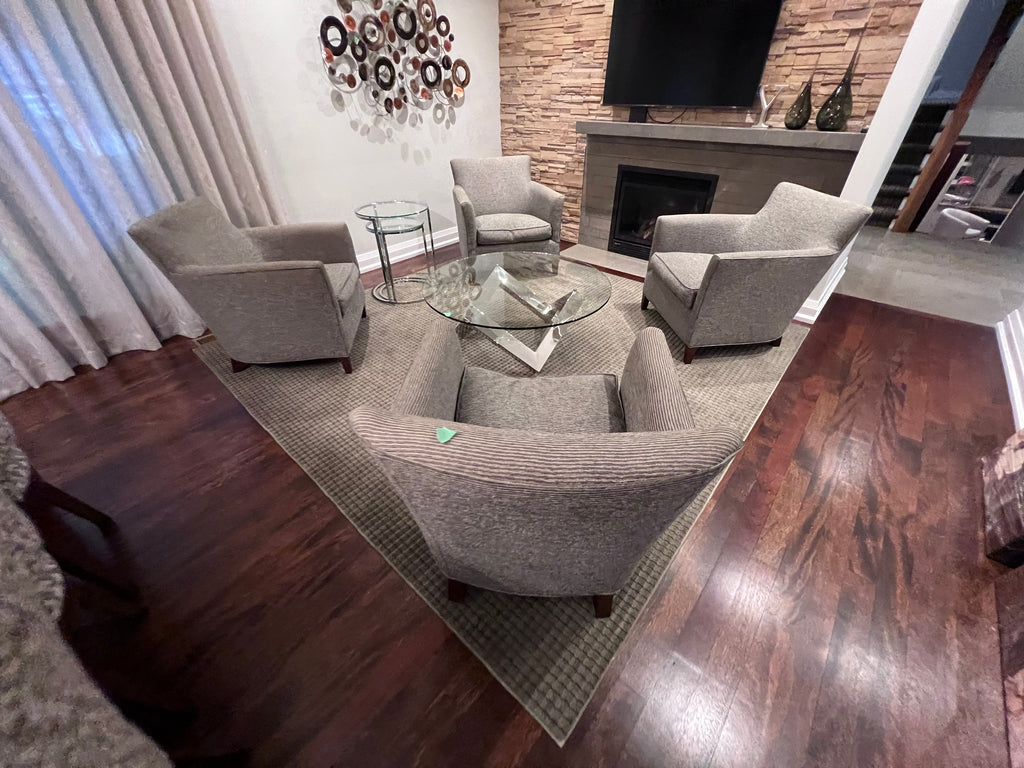 Vogel Grey Accent Armchair (*4 Available- Priced Per Chair)