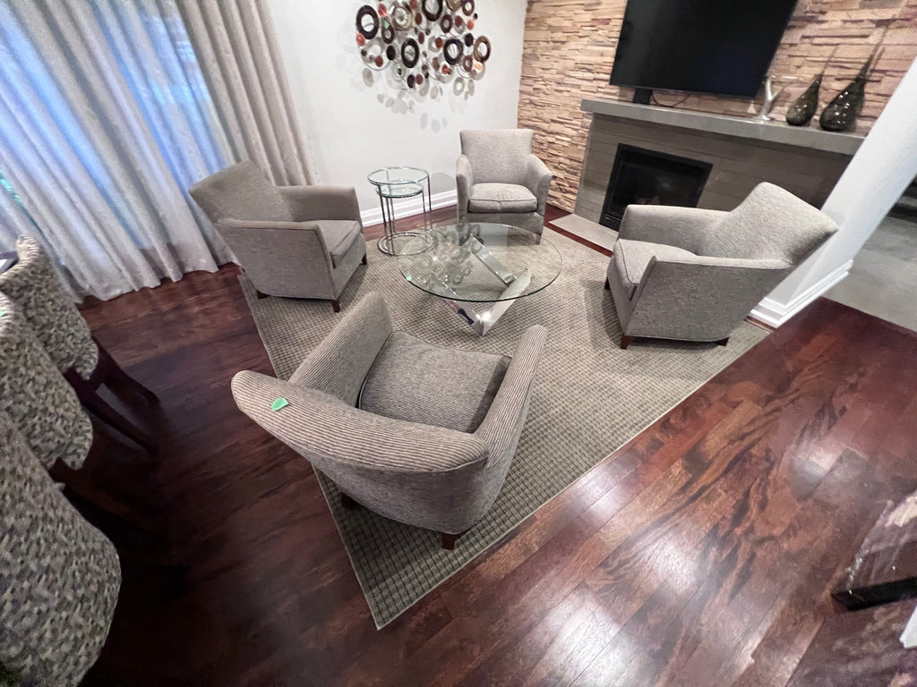 Vogel Grey Accent Armchair (*4 Available- Priced Per Chair)