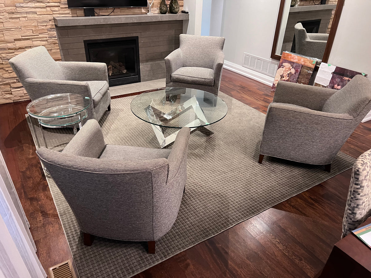 Vogel Grey Accent Armchair (*4 Available- Priced Per Chair)