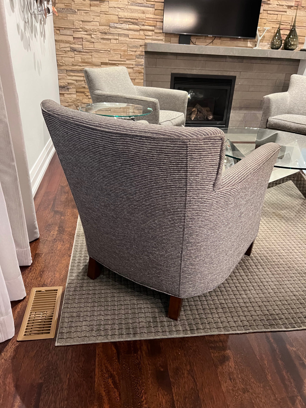 Vogel Grey Accent Armchair (*4 Available- Priced Per Chair)