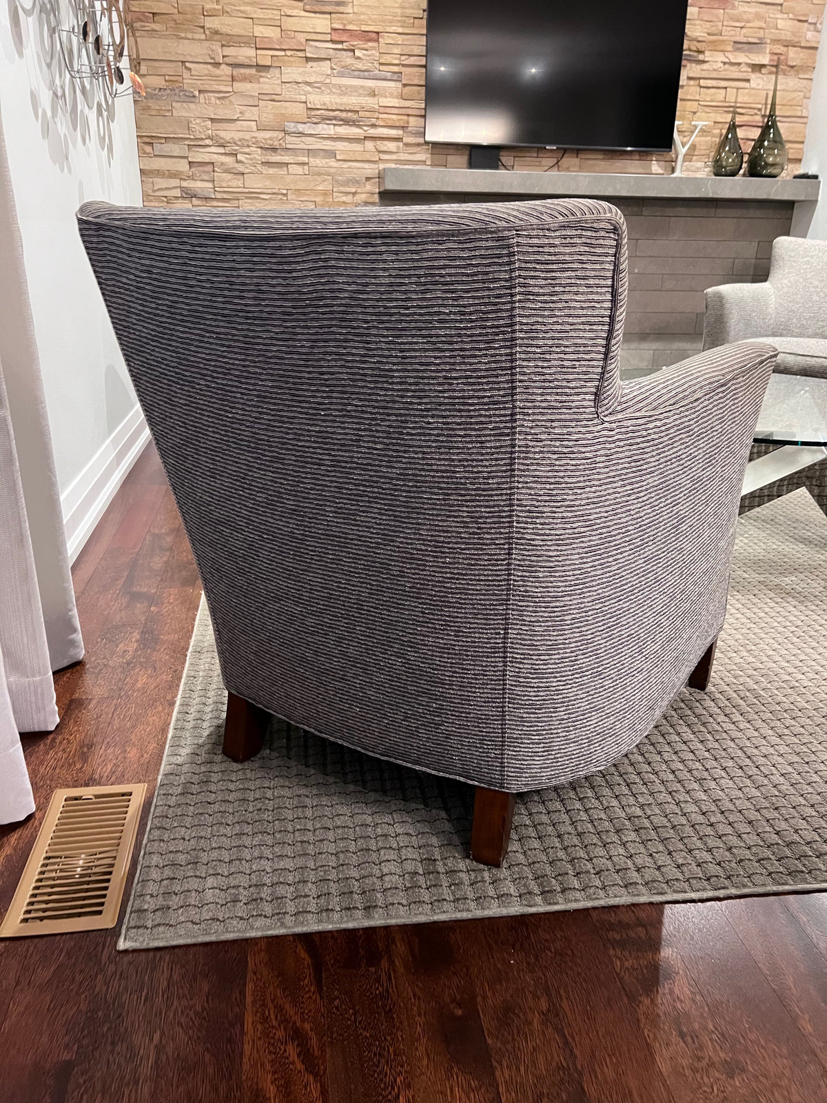 Vogel Grey Accent Armchair (*4 Available- Priced Per Chair)
