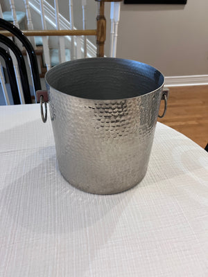 Hammered Stainless-Steel Champagne Bucket (Retail $129)
