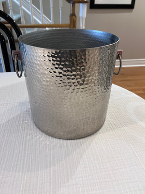 Hammered Stainless-Steel Champagne Bucket (Retail $129)