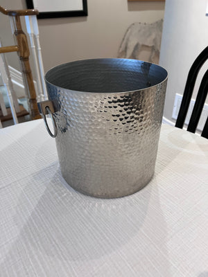 Hammered Stainless-Steel Champagne Bucket (Retail $129)