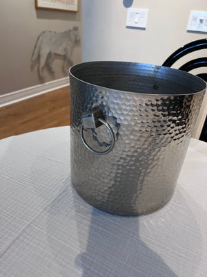 Hammered Stainless-Steel Champagne Bucket (Retail $129)