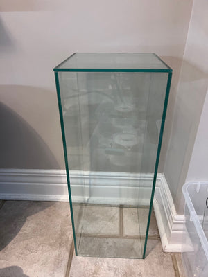 Small Glass Pedestal Stand