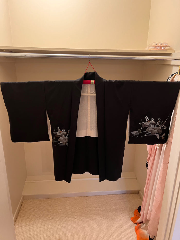 Women's Japanese Kimono Jacket- Silk, Lined